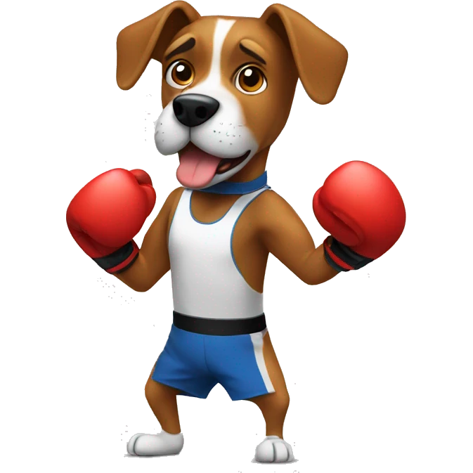 boxing Training  Dog emoji