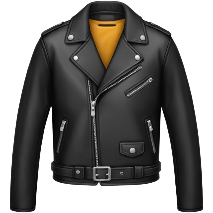 leather jacket emoji