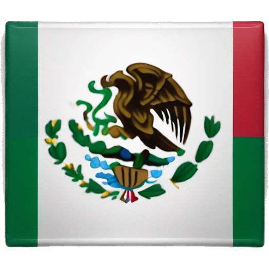 Square gray big wall border wall with small mexican flag emoji