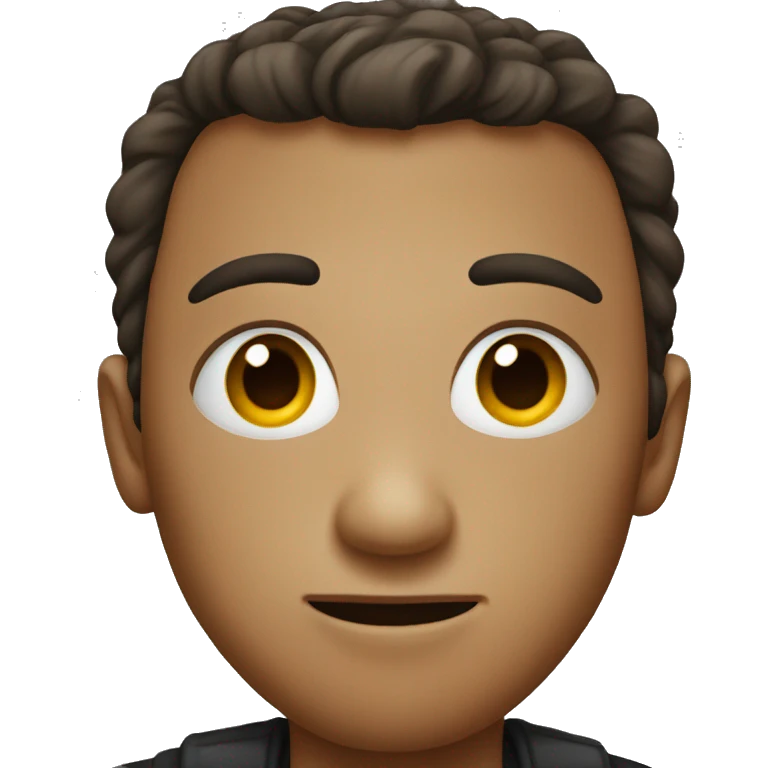 someone with a huge forehead emoji
