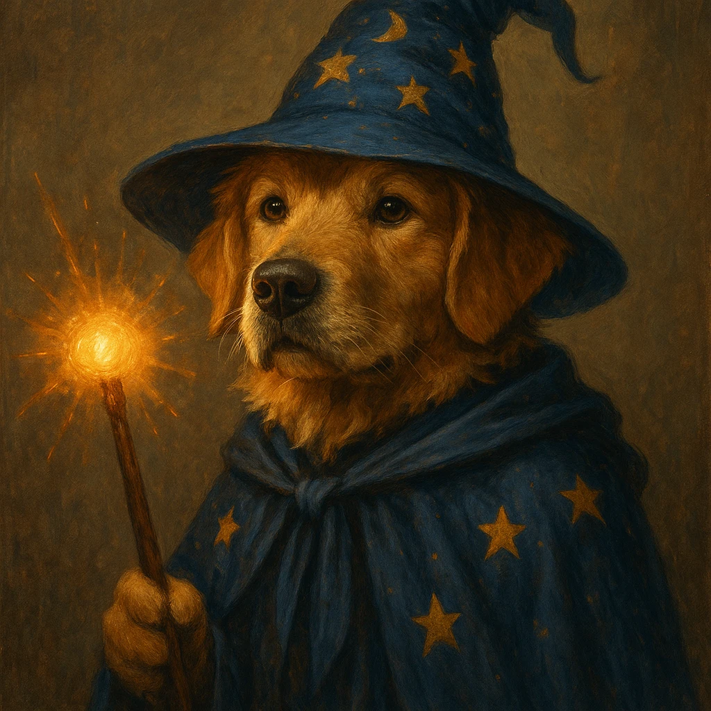 wizard dog1 emoji