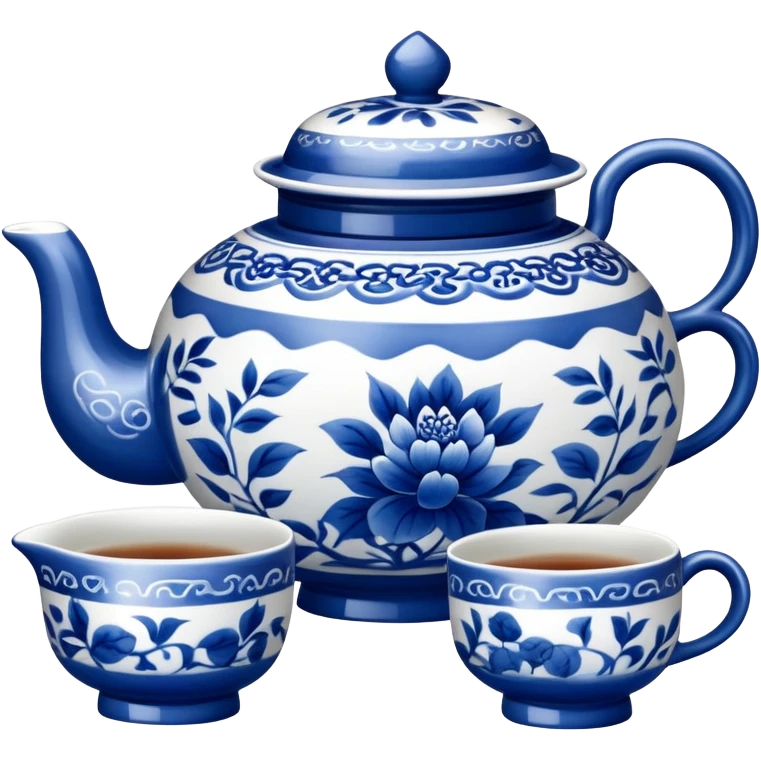 blue chinese tea ceremony emoji