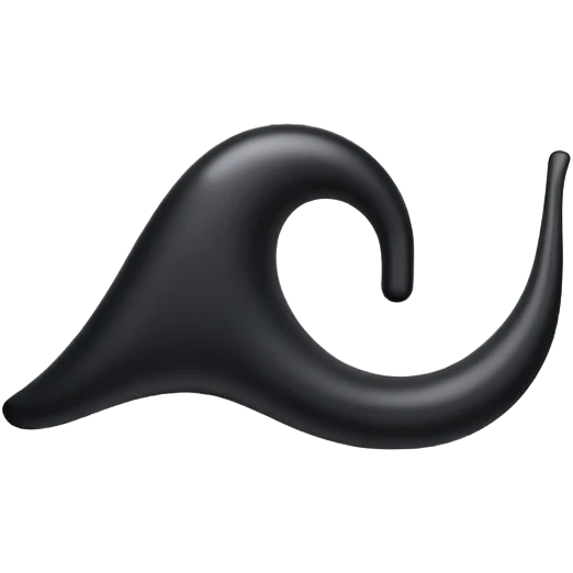 Curved line emoji