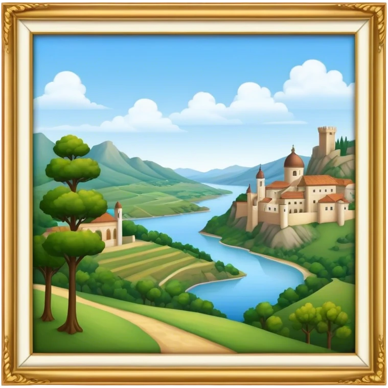 renaissance landscape emoji