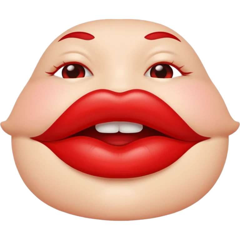 Huge lips emoji emoji
