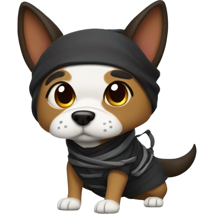 Ninja dog emoji