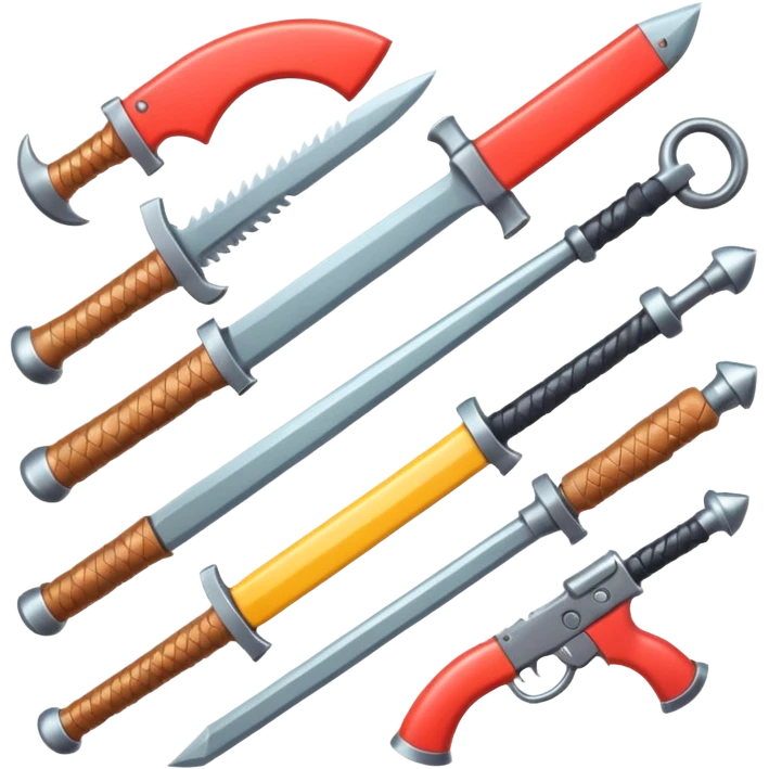 Cute weapons emoji