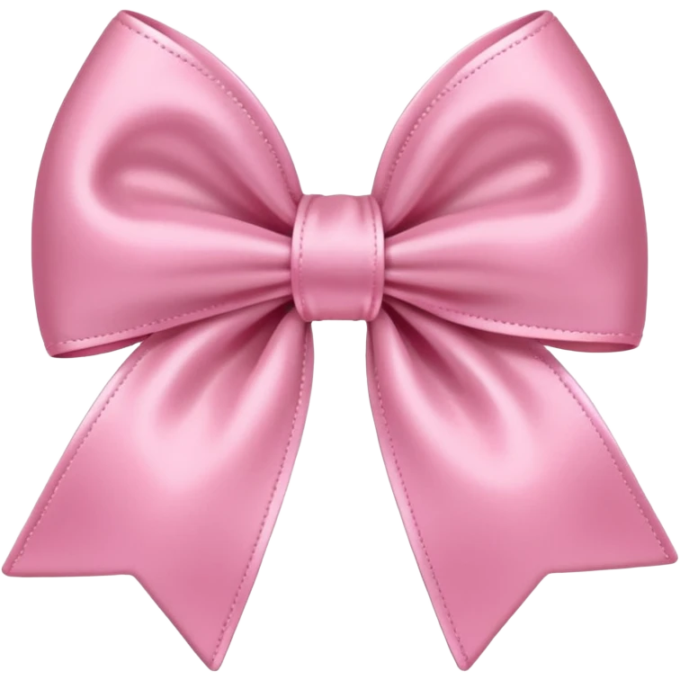 Cute pink bow light pink emoji
