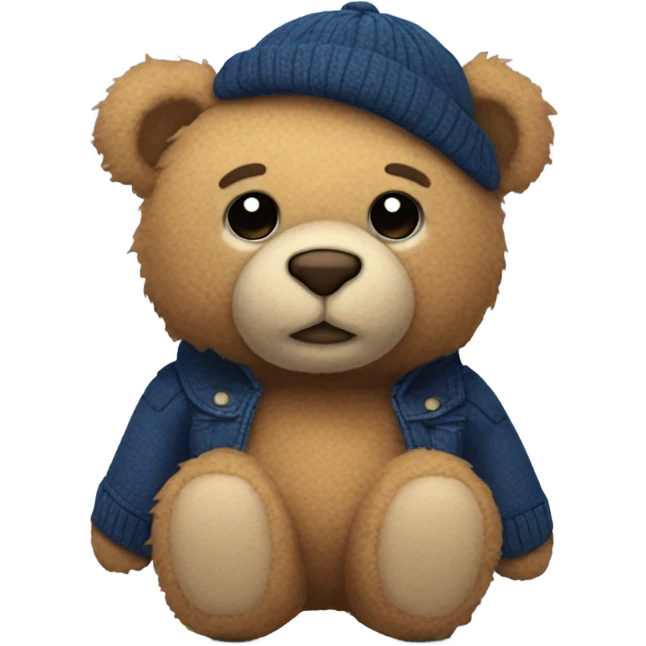 navi blue teddy emoji