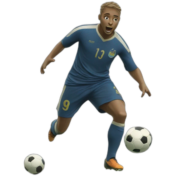 halland comemorando gol emoji