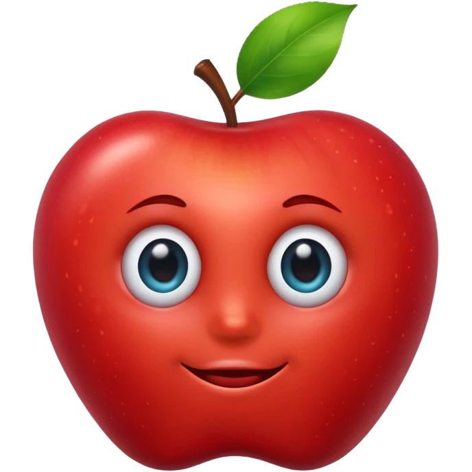 Apple eye emoji blink emoji