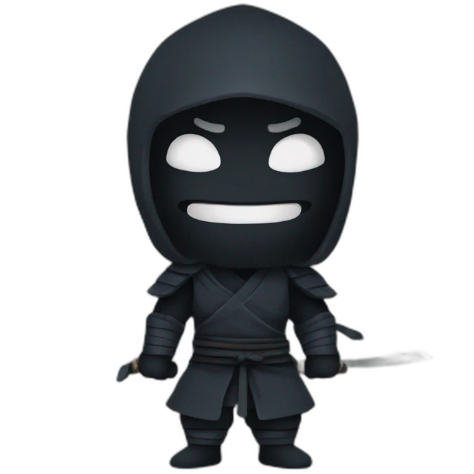 Oni Ninja dark no eyes emoji