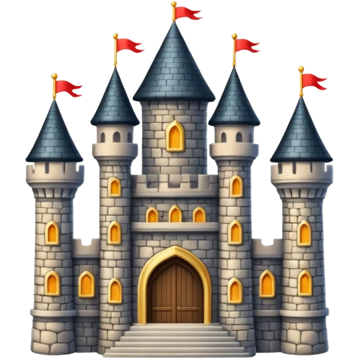 luxurious castle emoji