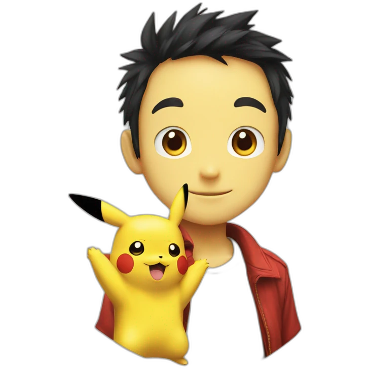 Pikachu luffy emoji