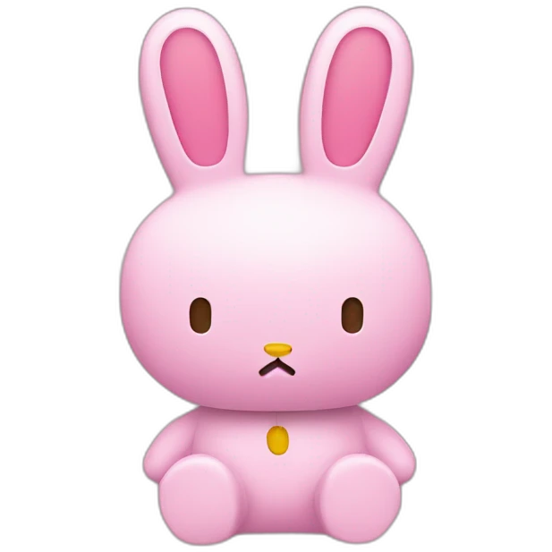 Pink Miffy emoji