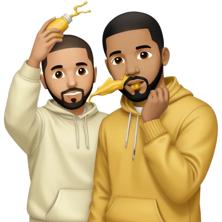 Kendrick Lamar throw mustard on Drake emoji
