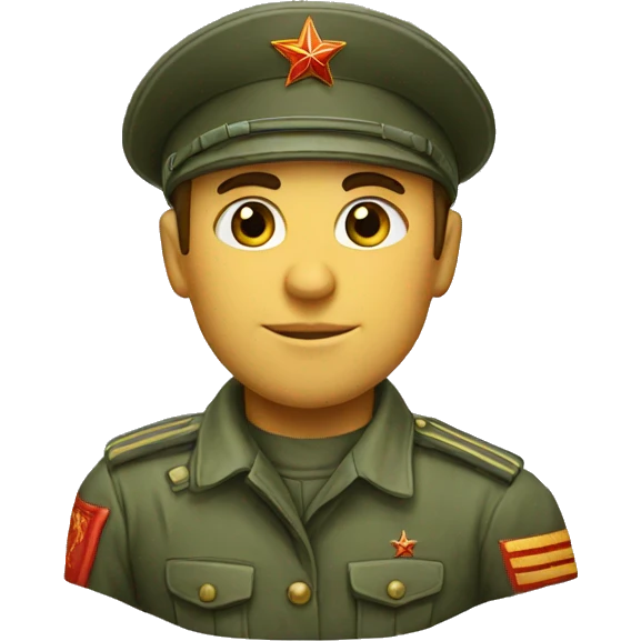 the USSR Soldier emoji