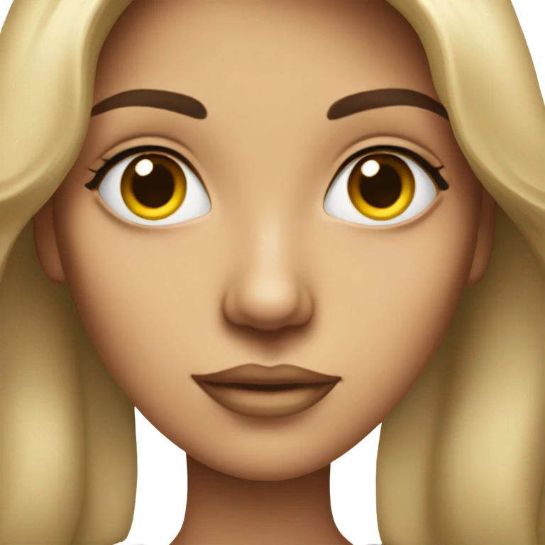 High cheekbones woman emoji