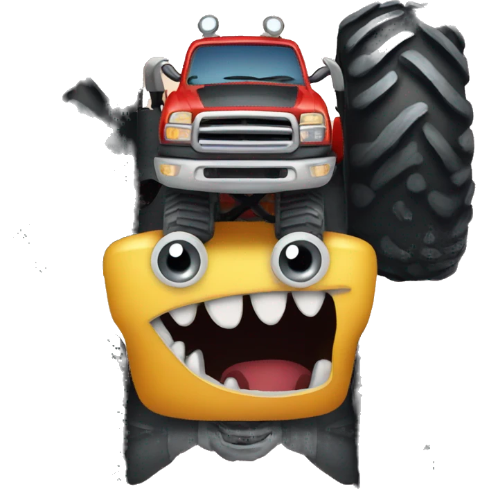 Monster truck emoji