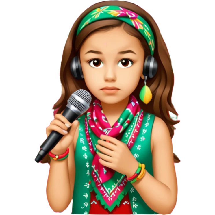 Colorful Singer emoji