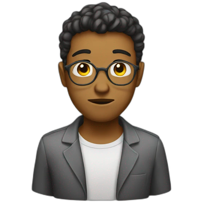 don't like to study emoji