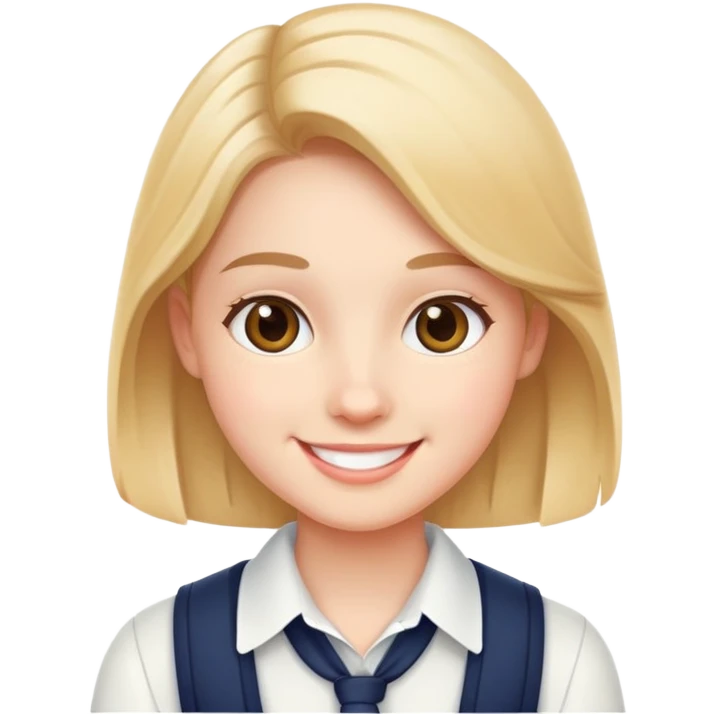 Cute preppy  emoji