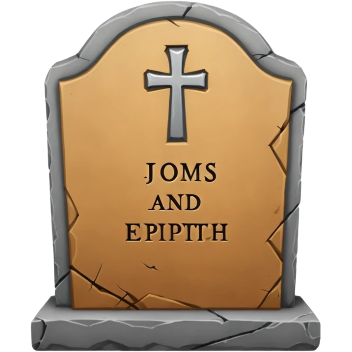 tombstone emoji