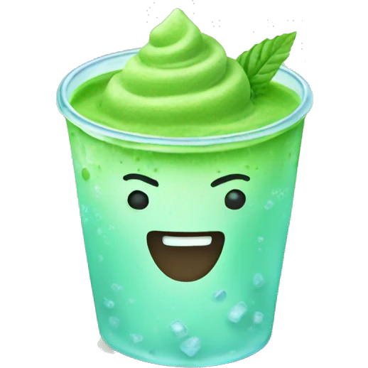 ice matcha emoji