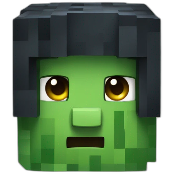 creeper from minecraft front view emoji