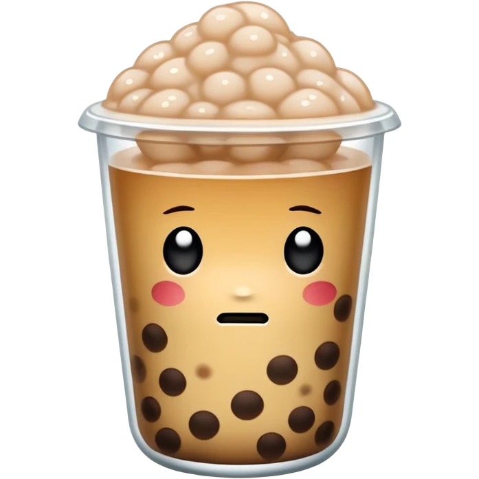 Sad boba emoji