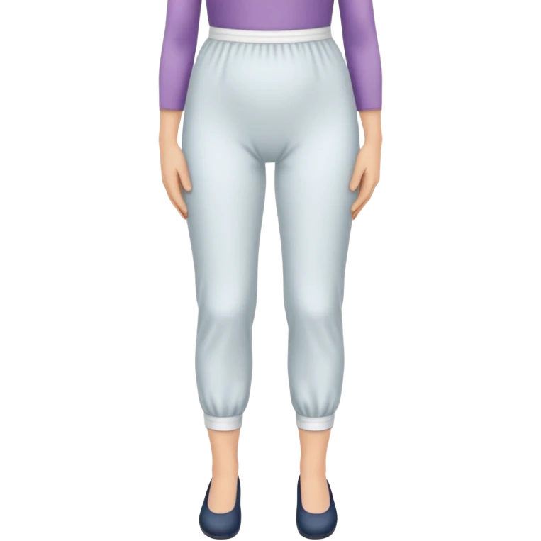 a Woman, mid 50, wearing incontinence pants emoji