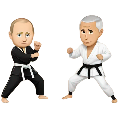 vladimir putin win entony fauci on tatami  emoji