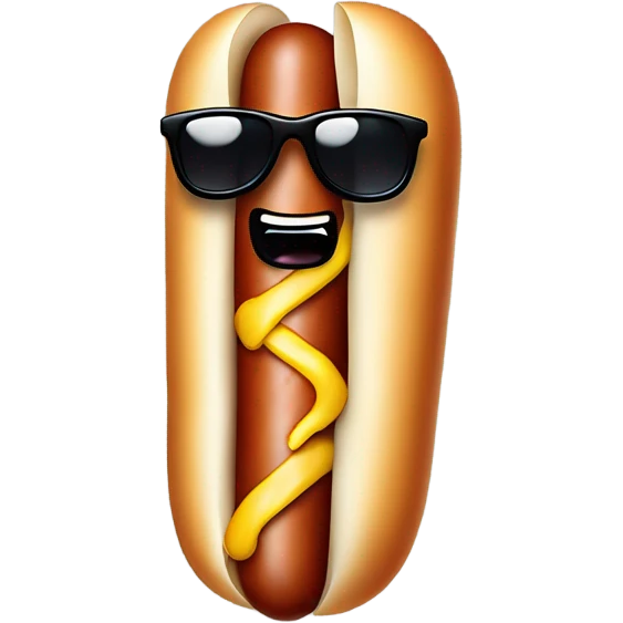 Hot dog that’s in the fbi emoji