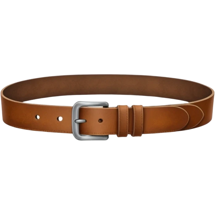 Belt for pant, brown colour ,one round only and look classic emoji