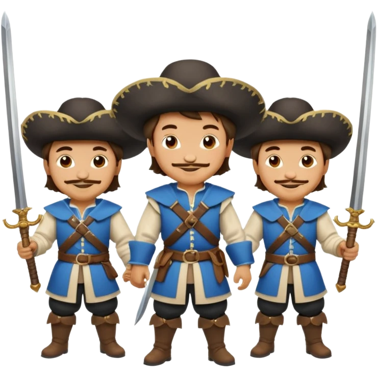 3 musketeers emoji