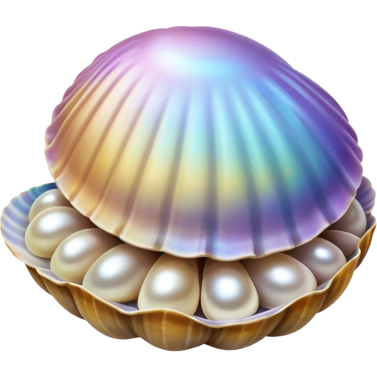 Clam with pearl emoji