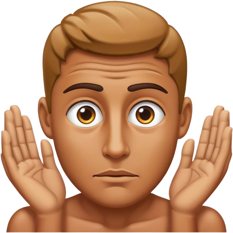 Hypnotized man  emoji