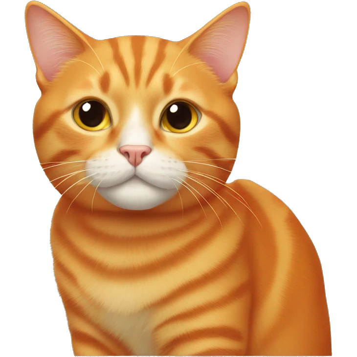 Orange cat emoji