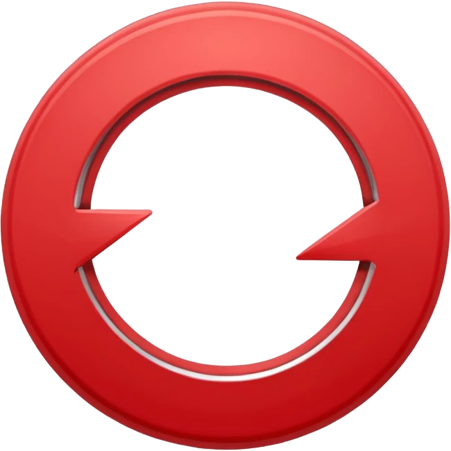 Prompt 15: "Is your backup plan."
Graphic: 🔄 Refresh/loop arrows icon (white with red highlights).
Animation: Arrows rotate smoothly.
Background: Transparent. emoji