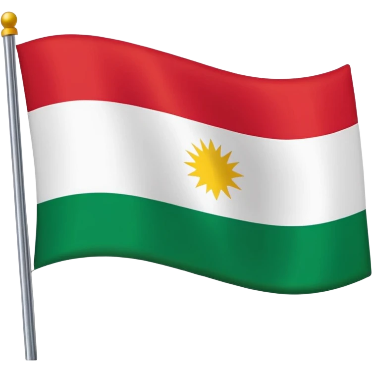 full screen kurdistan flag emoji