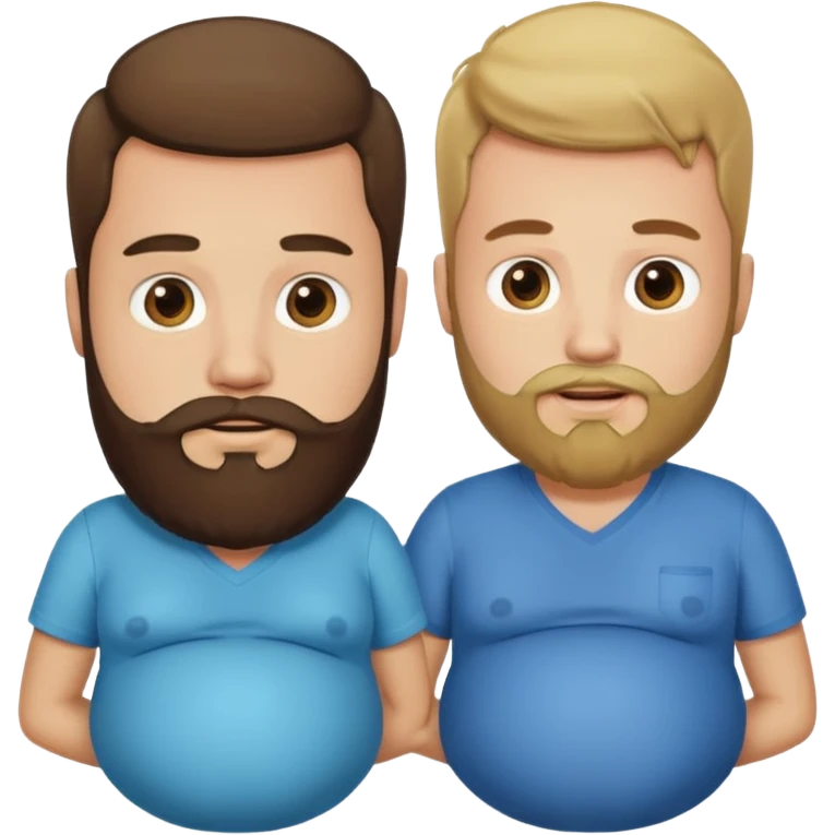 2 guys pregnant  emoji