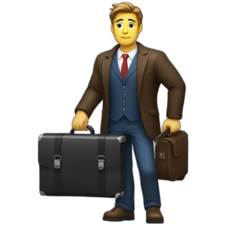 mr beast with a briefcase  emoji