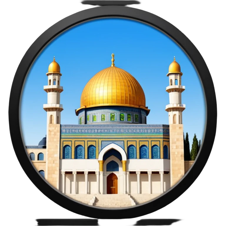 Dome of the rock, Palestine emoji
