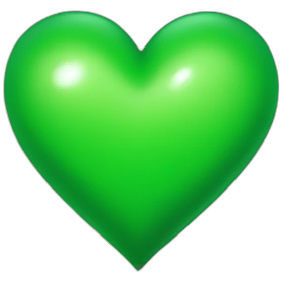 green Heart  emoji