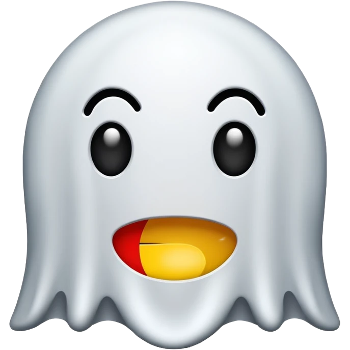 Pacman stye Ghost emoji