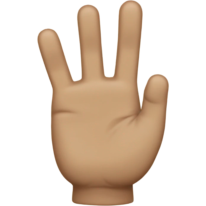 3 finger  emoji