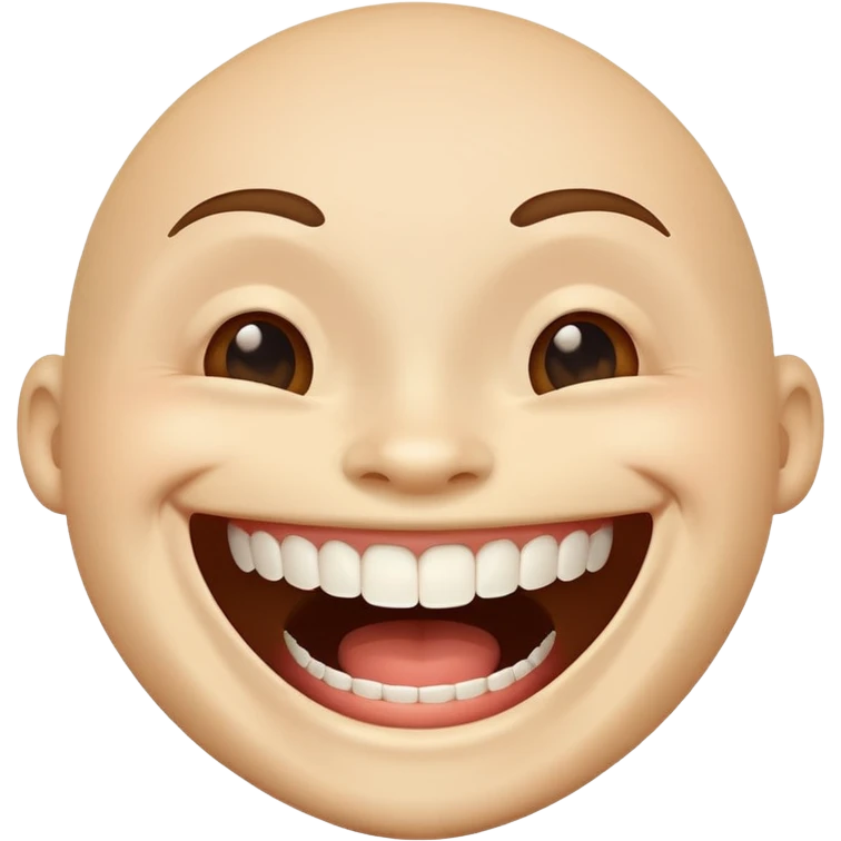 Laugh hard emoji