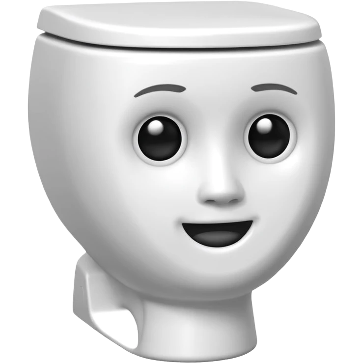 Sibidi toilet with a head  emoji
