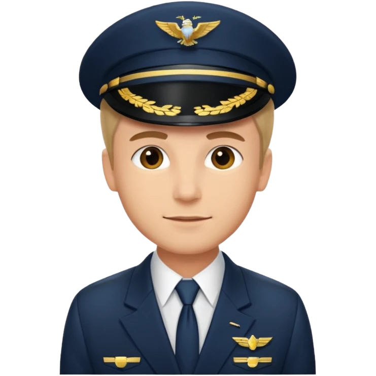 pilot in suit emoji