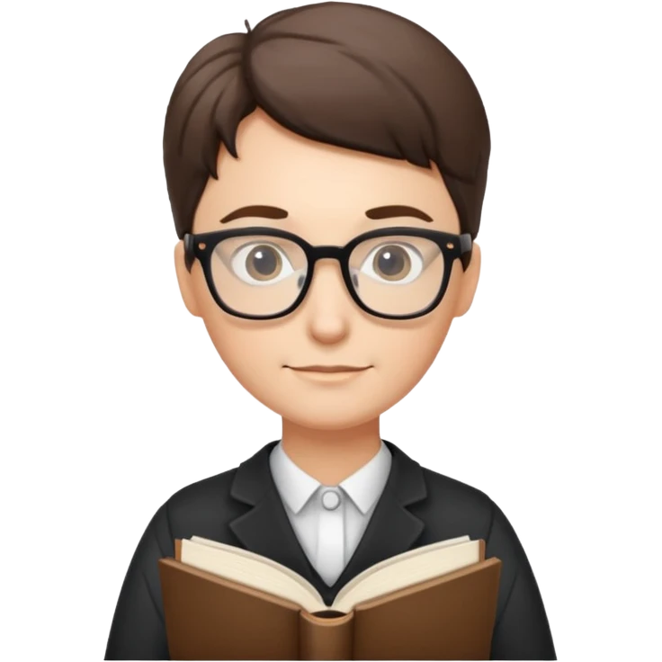 Teacher with a book  emoji